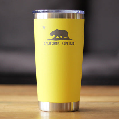 California Flag Coffee Tumbler (20 oz)