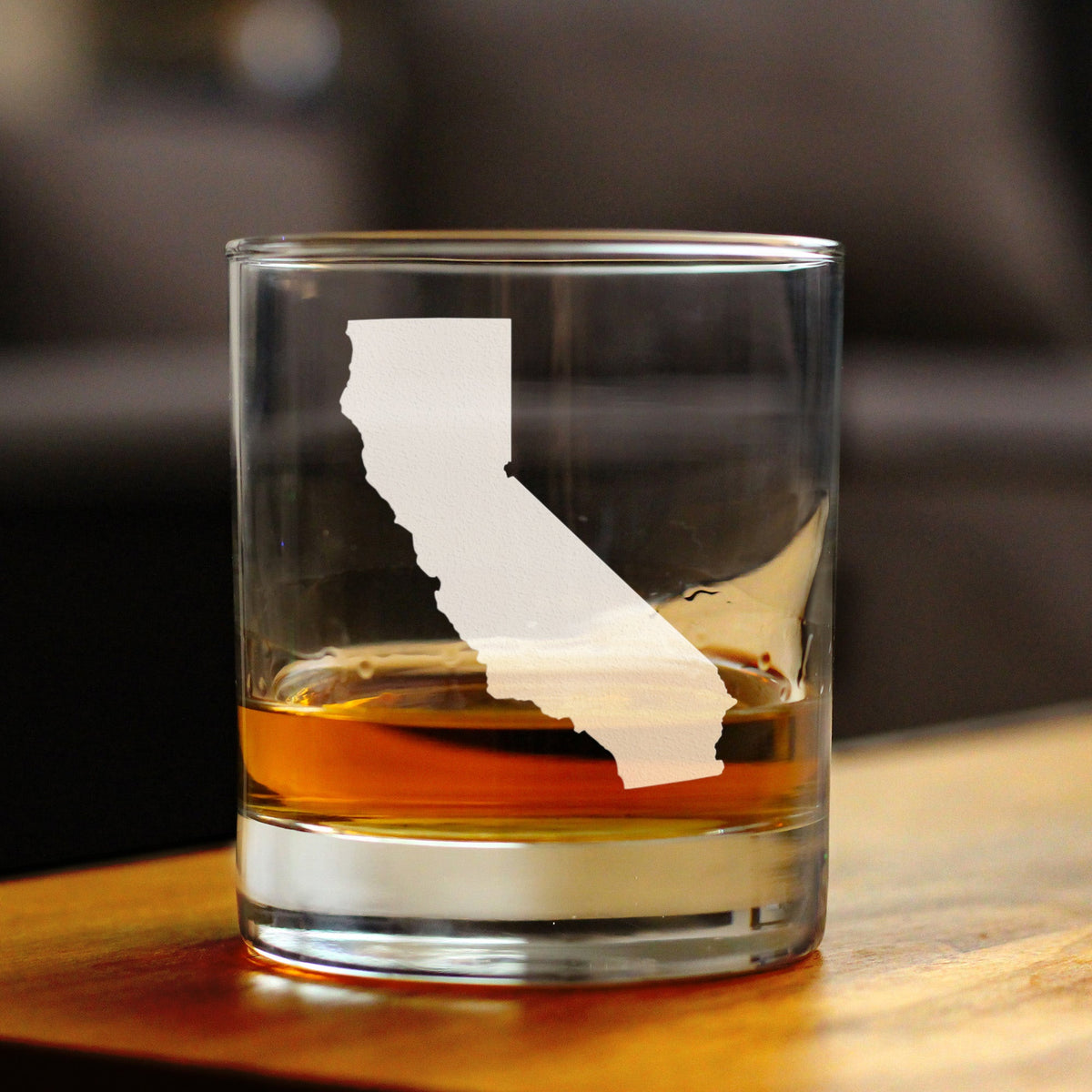 California State Outline Rocks Glass (10.25 oz)