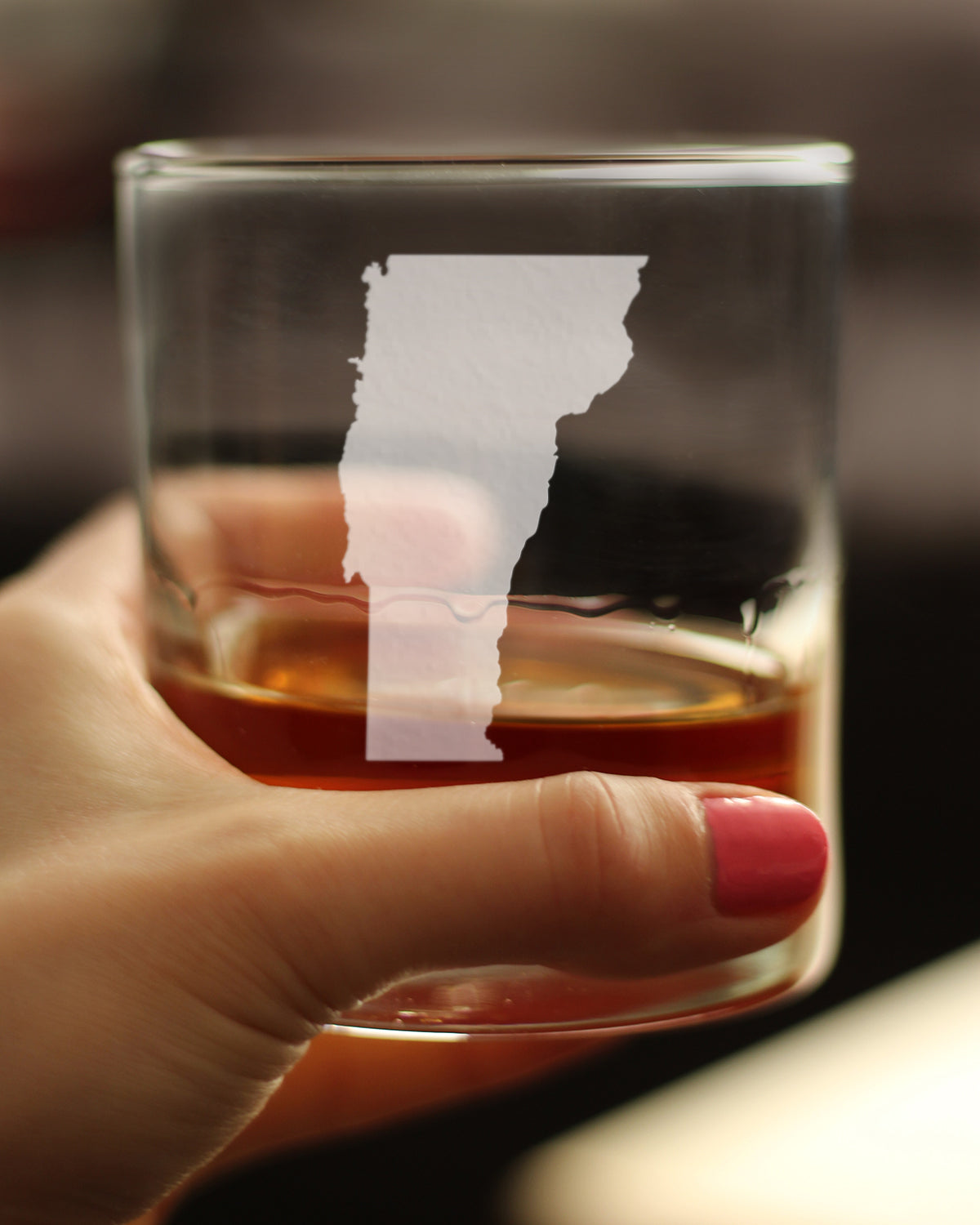 Vermont State Outline Rocks Glass (10.25 oz)