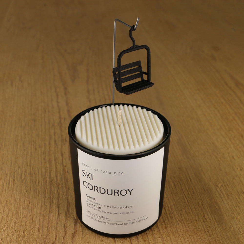 Ski Corduroy Candle