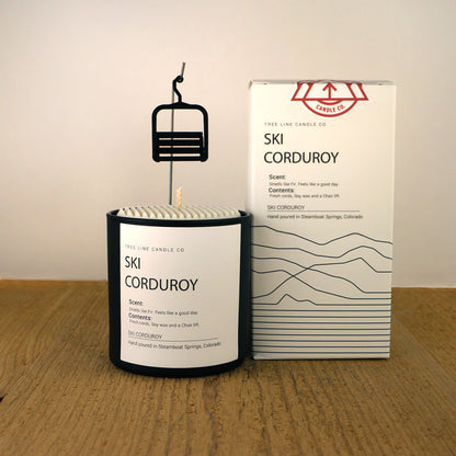 Ski Corduroy Candle
