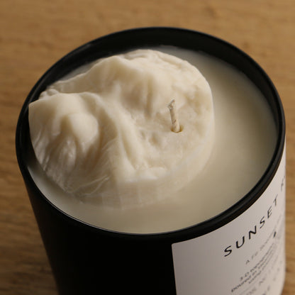 Sunset Rock Candle