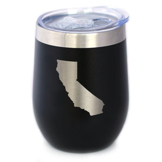California State Outline Wine Tumbler (12 oz)