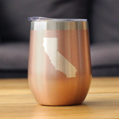 California State Outline Wine Tumbler (12 oz)