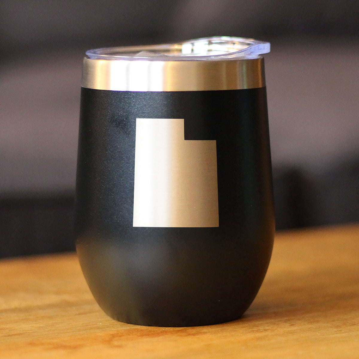 Utah State Outline Wine Tumbler (12 oz)