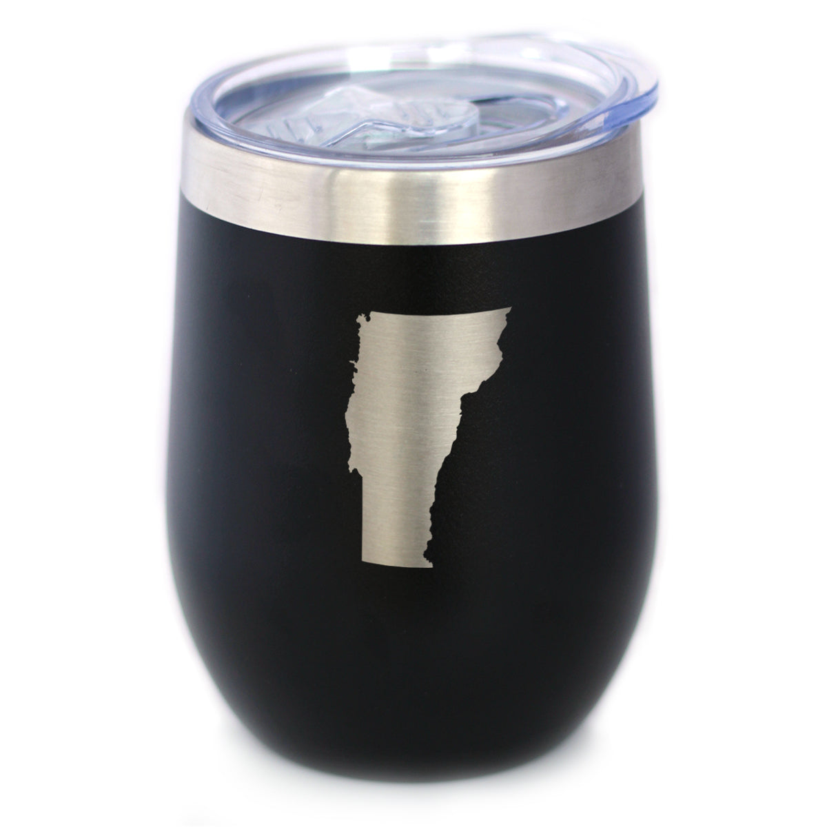 Vermont State Outline Wine Tumbler (12 oz)