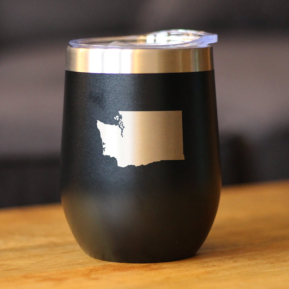 Washington State Outline Wine Tumbler (12 oz)