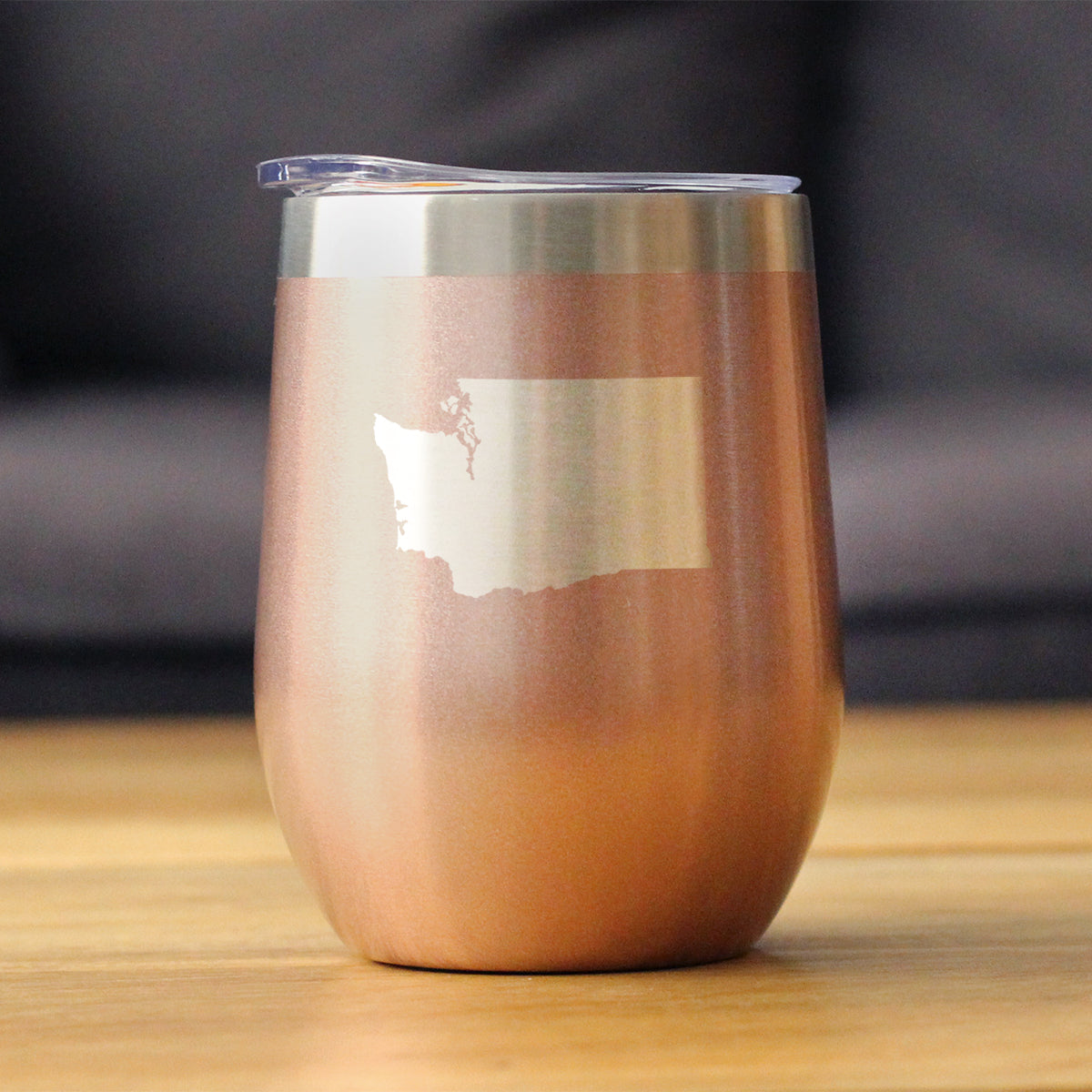Washington State Outline Wine Tumbler (12 oz)