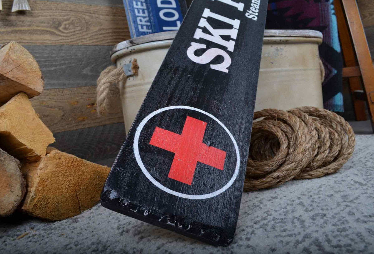 Personalized Ski Patrol Wood Sign