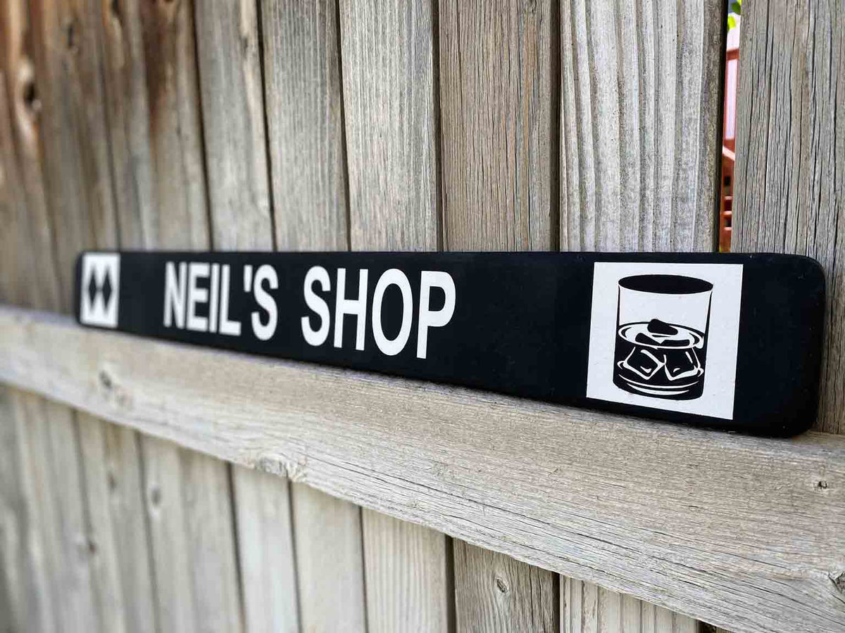 Personalized XL Ski and Snowboard Trail Signs, Mountain Cabin Decor
