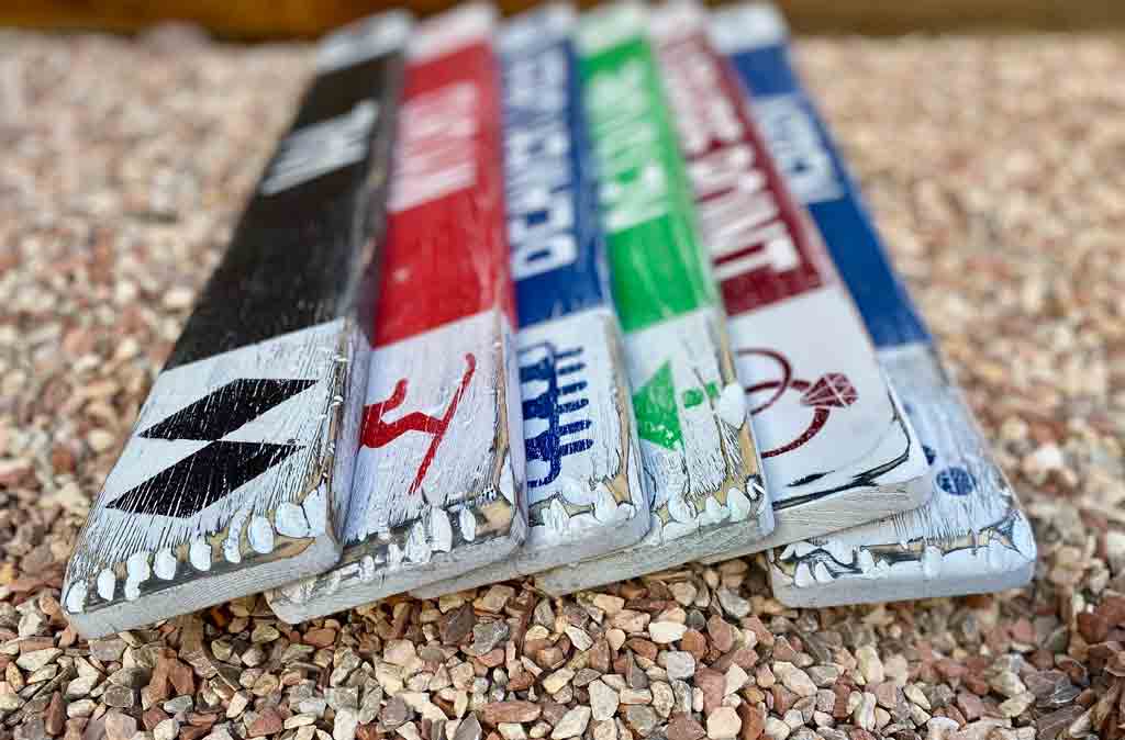 Personalized Ski and Snowboard Trail Signs, Mountain Cabin Decor