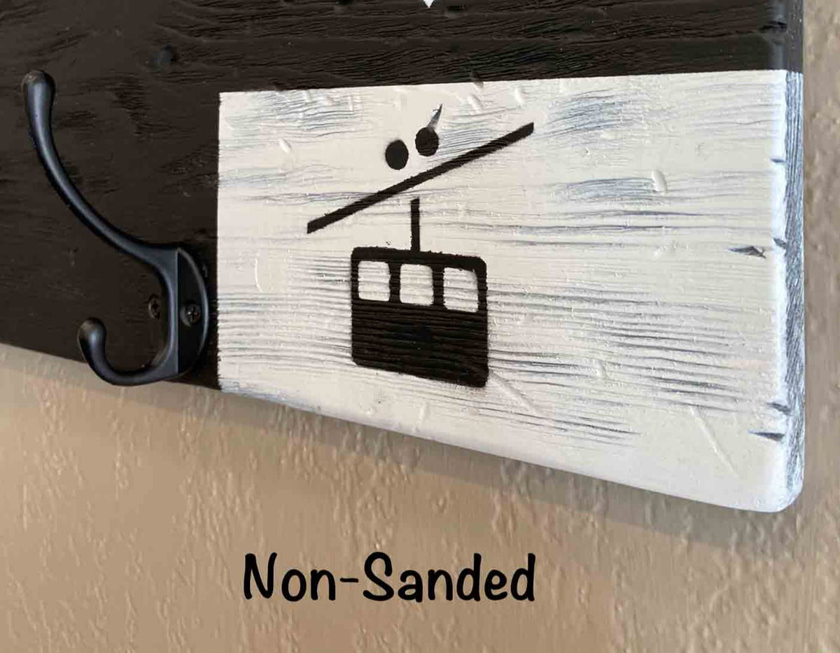 30" Custom Ski and Snowboard Cabin Coat Racks, hangers