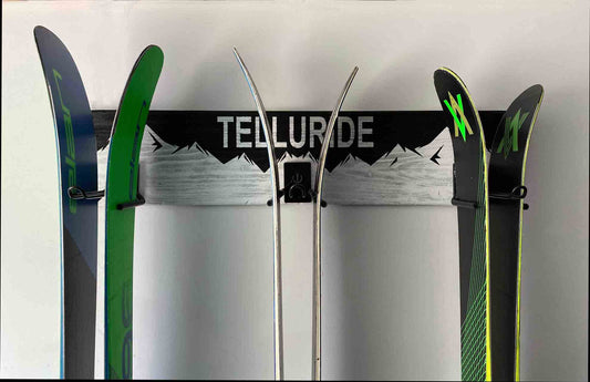 Custom Ski and Snowboard Rocker Ski Rack