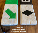 Personalized Custom Ski and Snowboard Trail Signs, Mountain Cabin Decor