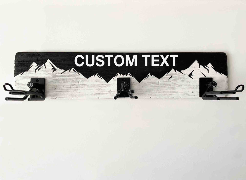 Custom Snowboard Rack Custom Ski and Snowboard Rack - Rocker Ski Racks – Single Chair Studios ...