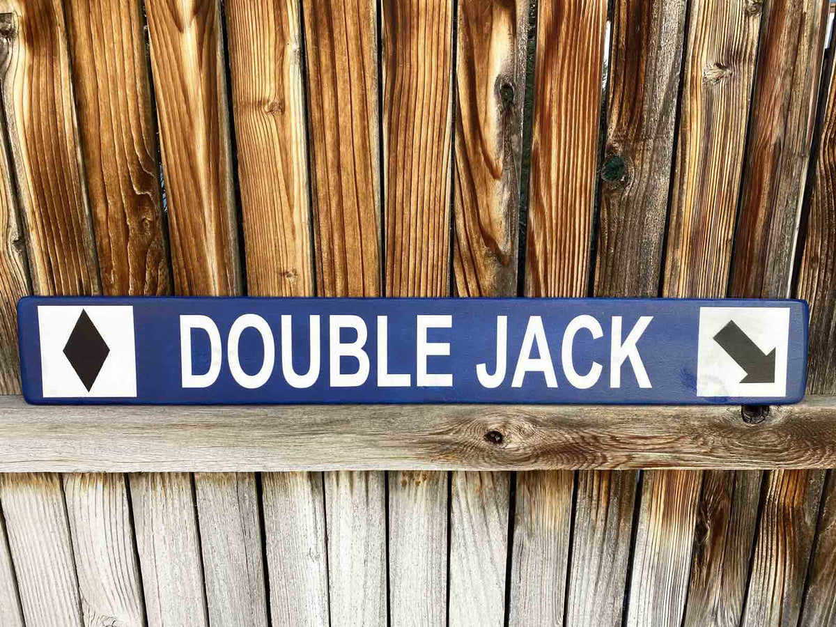 Personalized XL Ski and Snowboard Trail Signs, Mountain Cabin Decor