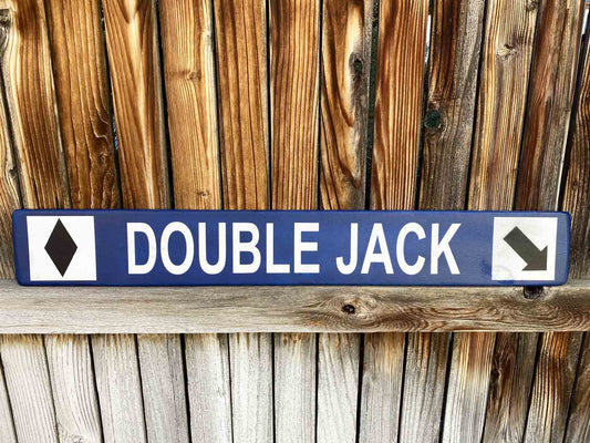 Personalized XL Ski and Snowboard Trail Signs, Mountain Cabin Decor